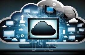 Cloud computing technology concept.AI generated
